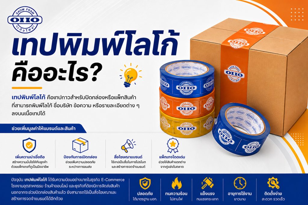 เทปพิมพ์โลโก้ คืออะไร?